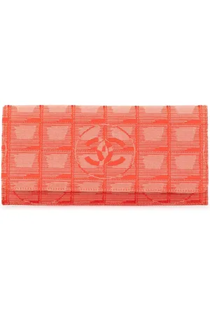 CHANEL Cartera New Travel Line Nylon Continental Wallet 2002-2003