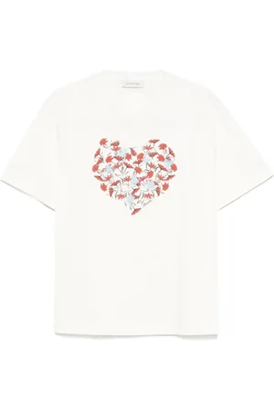 Lanvin Playera con estampado floral