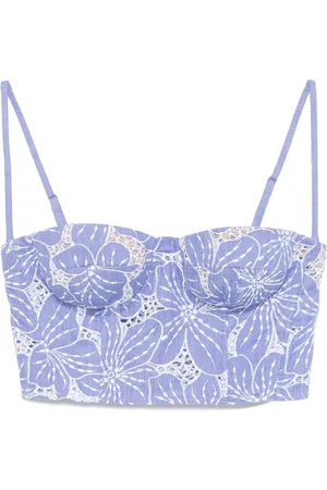 GENNY Top con bordado floral