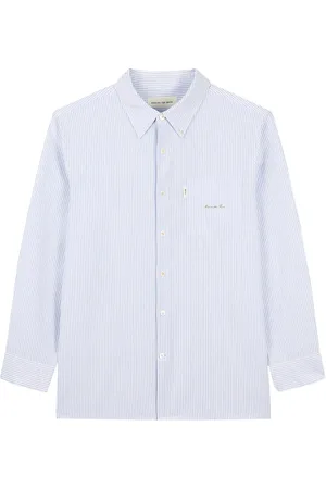 MAN ON THE BOON. Camisa con rayas estampadas
