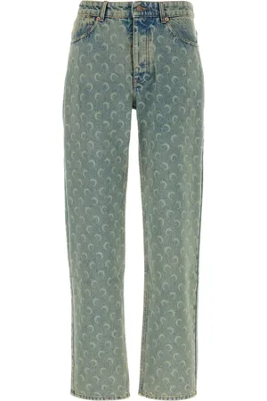 Marine Serre Jeans estampados