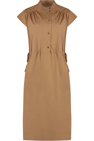 YVES SALOMON Vestido camisero de popelina