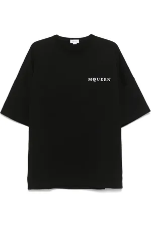 Alexander McQueen Playera con logo en relieve