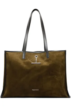 Alexander McQueen Tote con dije T-bar