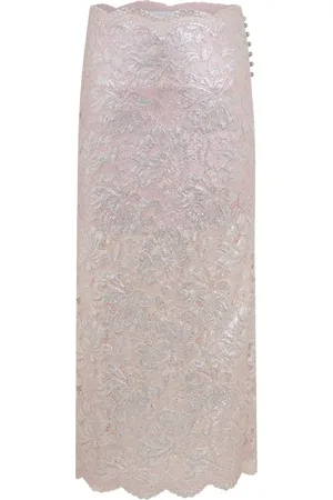 Paco rabanne Falda larga de encaje