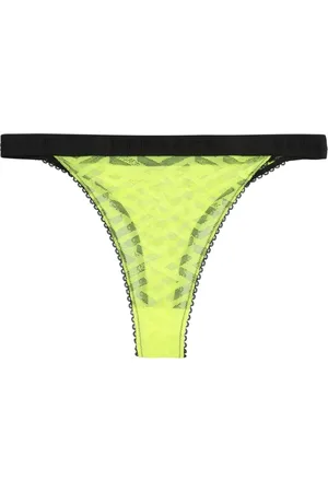 VERSACE Tanga de encaje