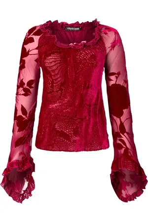 Roberto Cavalli Blusa con motivo en jacquard
