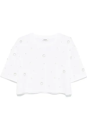 Sandro Playera con detalle de perlas