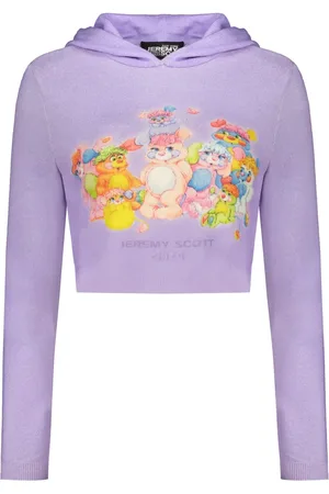JEREMY SCOTT Hoodie corta