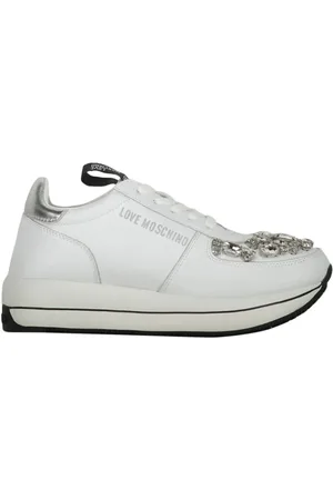 Moschino Leather low-top sneakers