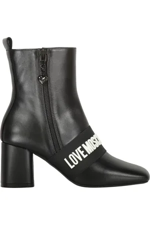 Moschino Botas con letras del logo y tacón de 70mm