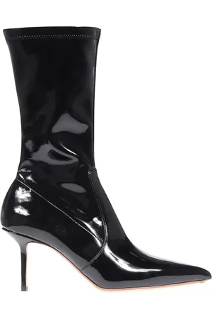 Francesco Russo Botines de charol con tacón de 70mm