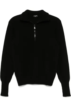 CHANEL Long Sleeve Sweater Knit Top 1996