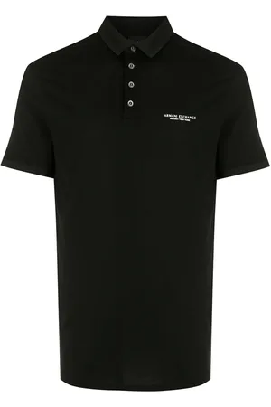 Armani Exchange Playera tipo polo con logo estampado