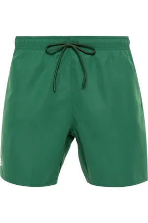 Lacoste Shorts de playa con parche del logo