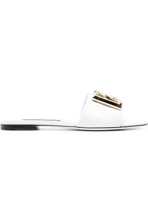 Dolce & Gabbana Sandalias con placa del logo