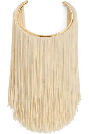 Jil Sander Collar con flecos