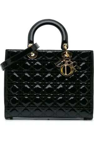 Dior Bolsa satchel Large Patent Cannage Lady Dior 2017