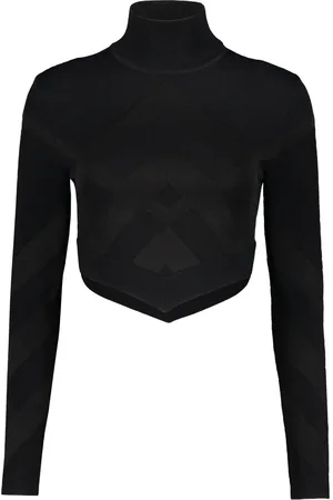 Burberry Playera con motivo en jacquard