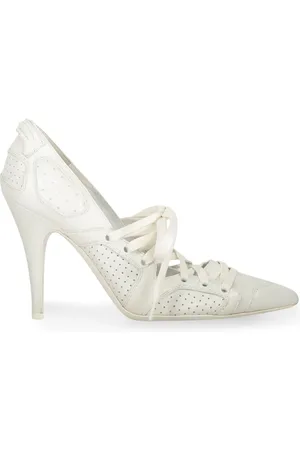 JEREMY SCOTT Zapatillas con agujetas y tacón de 100mm