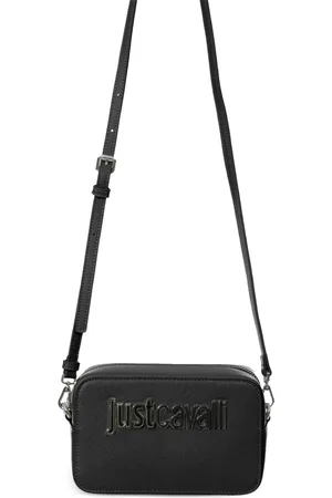Roberto Cavalli Bolsa crossbody con letras del logo