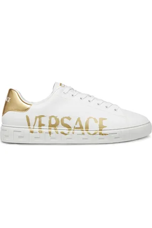 VERSACE Tenis Greca con logo estampado