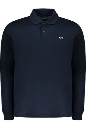 Paul & Shark Playera tipo polo manga larga