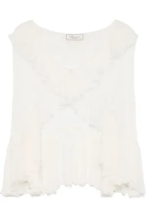 BLUMARINE Blusa con volantes