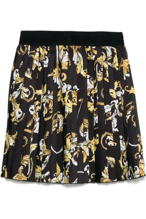 VERSACE Falda corta con estampado Barocco