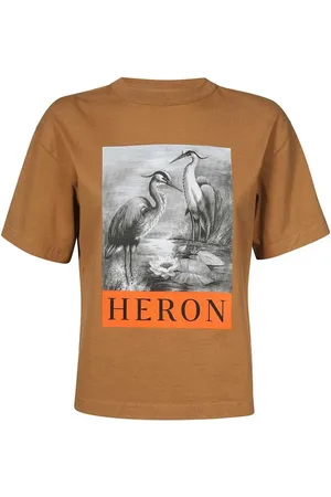 Heron Preston Playera con estampado gráfico