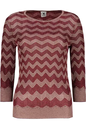 Missoni Top entretejido en zigzag