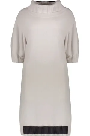 LORENA ANTONIAZZI Vestido midi con diseño tejido