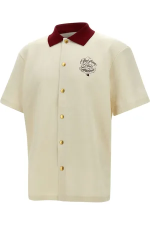Drôle de Monsieur Camisa manga corta con logo bordado