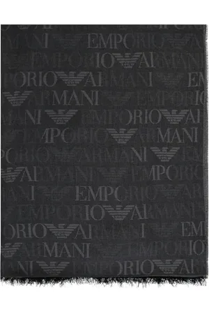 Emporio Armani Jacquard-pattern scarf