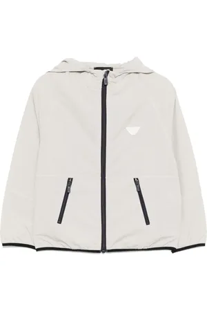 Emporio Armani Chamarra con parche del logo