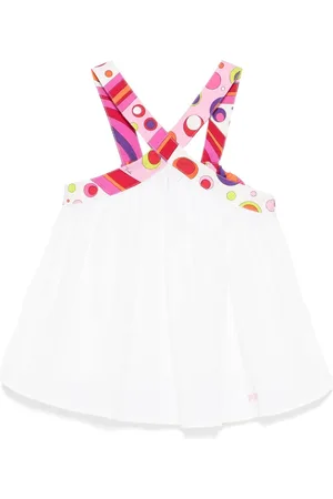 PUCCI Junior Top de tejido seersucker