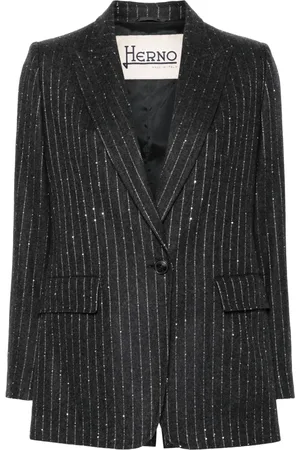 HERNO Blazer con motivo de rayas diplomáticas