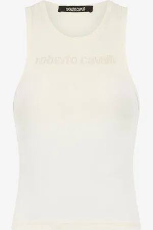Roberto Cavalli Camiseta con logo bordado