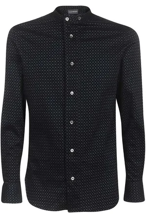 Emporio Armani Camisa con estampado geométrico