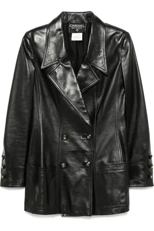CHANEL Blazer con doble botonadura 1997