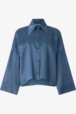 Roberto Cavalli Camisa con estampado de piel de serpiente