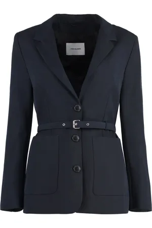 YVES SALOMON Blazer con cinturón