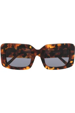 Linda Farrow Lentes de sol con efecto de carey de x The Attico