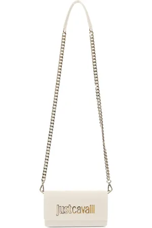 Roberto Cavalli Bolsa crossbody con letras del logo