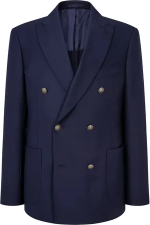 MAN ON THE BOON. Blazer con doble botonadura