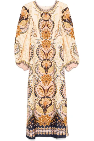 Farm Rio Vestido midi con estampado floral
