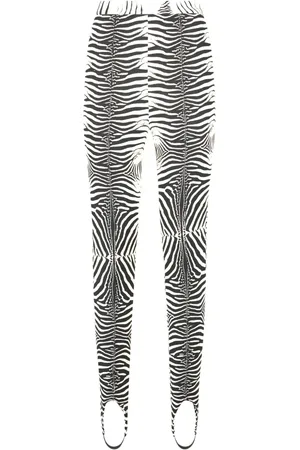 Roberto Cavalli Leggins con cebras estampadas