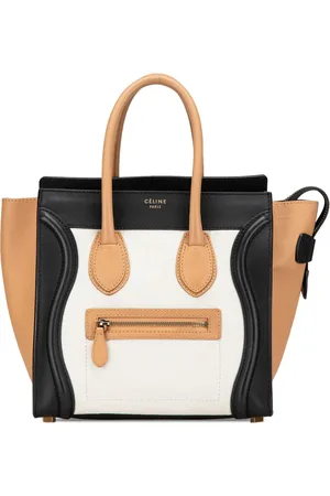 Céline Bolsa de mano Micro Tricolor Leather Luggage Tote 2011