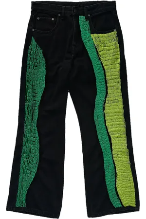 Glass Cypress Jeans con detalle de mostacillas
