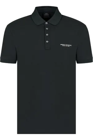 Armani Exchange Playera tipo polo en algodón
